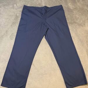 NEW Scrub Zone Navy Blue Unisex Uniform Scrubs Pants